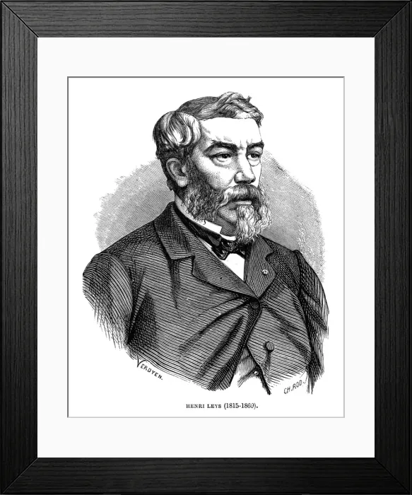 Framed Print : Jean Auguste Leys Framed Print : Jean Auguste Leys