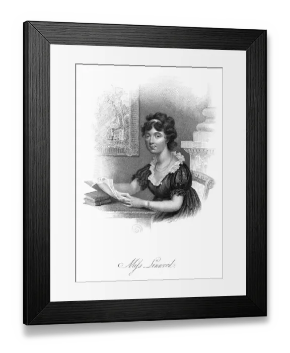 Framed Print : Mary Linwood - 1 Framed Print : Mary Linwood - 1