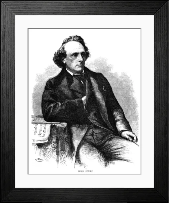 Framed Print : Henry Charles Litolff Framed Print : Henry Charles Litolff