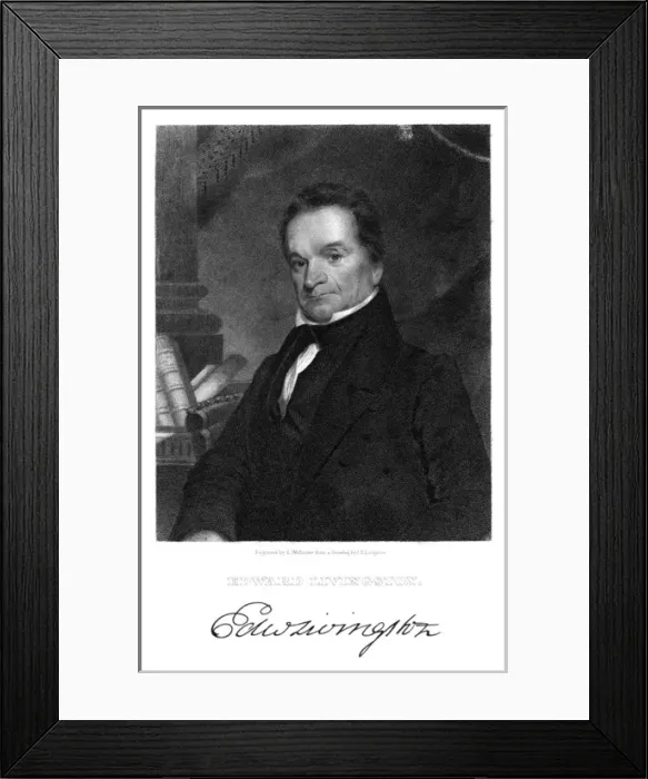 Framed Print : Edward Livingston Framed Print : Edward Livingston