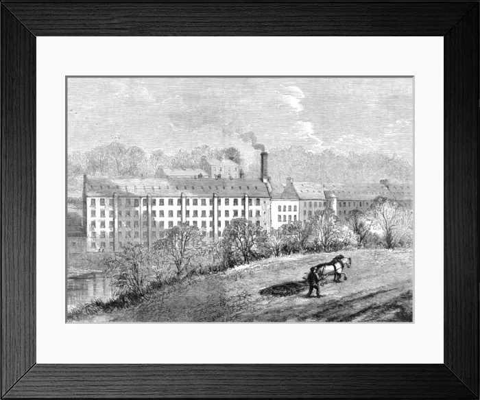 Framed Print : Livingstone Factory Framed Print : Livingstone Factory