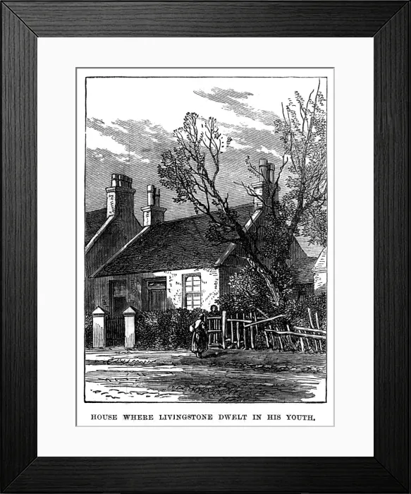 Framed Print : Livingstone Early Home Framed Print : Livingstone Early Home