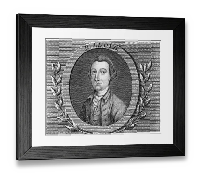 Framed Print : Robert Lloyd, Writer Framed Print : Robert Lloyd, Writer