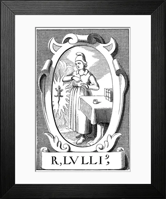Framed Print : Ramon Llull, Alchemist Framed Print : Ramon Llull, Alchemist