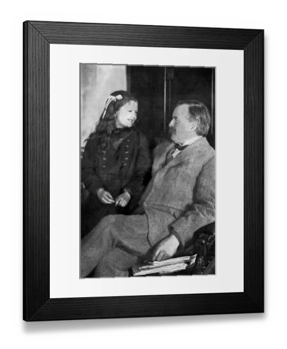 Framed Print : Lloyd George and Megan Framed Print : Lloyd George and Megan