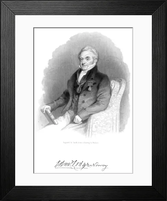 Framed Print : Edmund Lodge Framed Print : Edmund Lodge