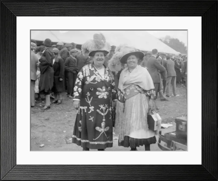 Framed Print : Pearly Queens at Races Framed Print : Pearly Queens at Races