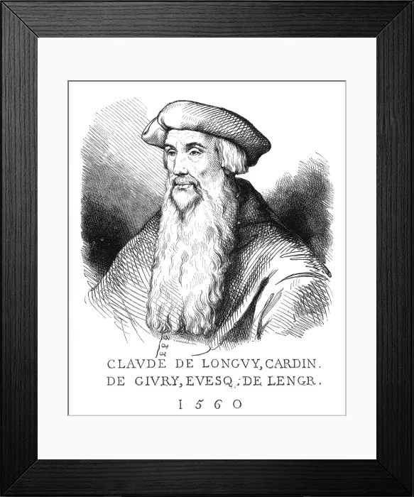 Framed Print : Cardinal Claude Longwy Framed Print : Cardinal Claude Longwy