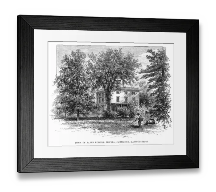 Framed Print : LOWELLs HOME - 1 Framed Print : LOWELLs HOME - 1