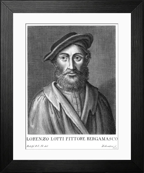 Framed Print : Lorenzo Lotto Framed Print : Lorenzo Lotto
