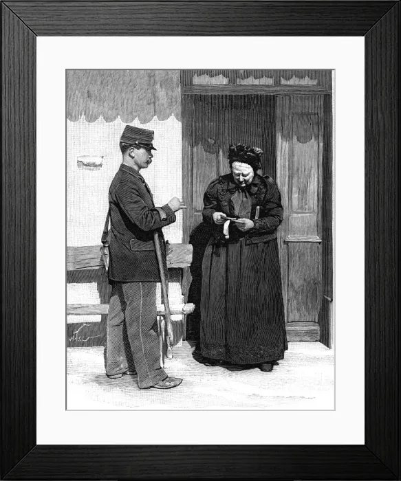 Framed Print : Madame Loubet (His Maman Framed Print : Madame Loubet (His Maman