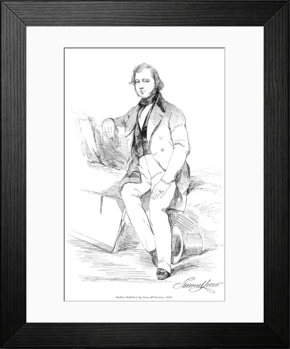 Framed Print : Samuel Lover Framed Print : Samuel Lover