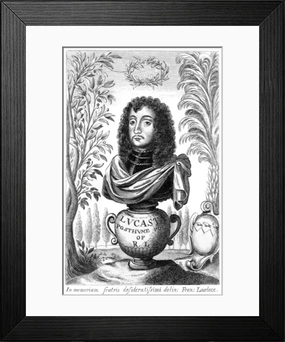 Framed Print : Richard Lovelace Framed Print : Richard Lovelace