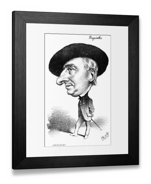 Framed Print : Loyson Caricatured Framed Print : Loyson Caricatured