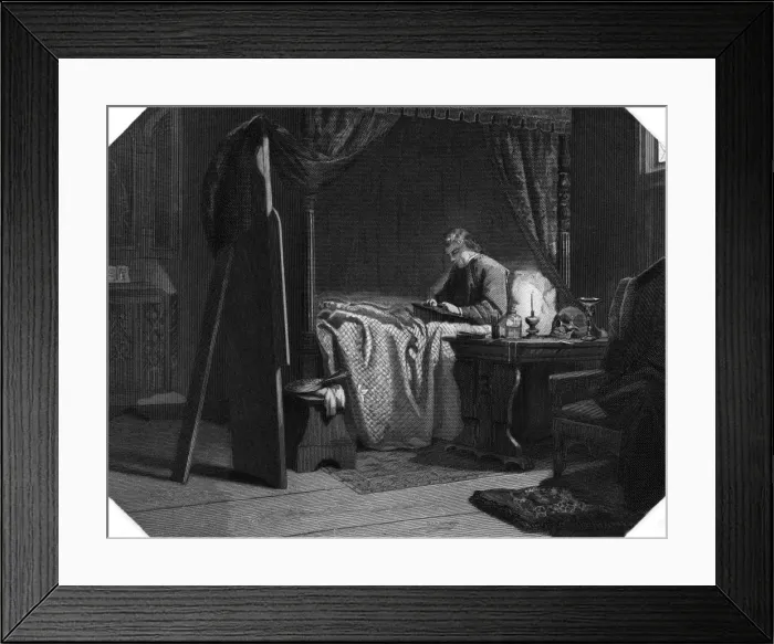 Framed Print : Lucas Van Leyden in Bed Framed Print : Lucas Van Leyden in Bed