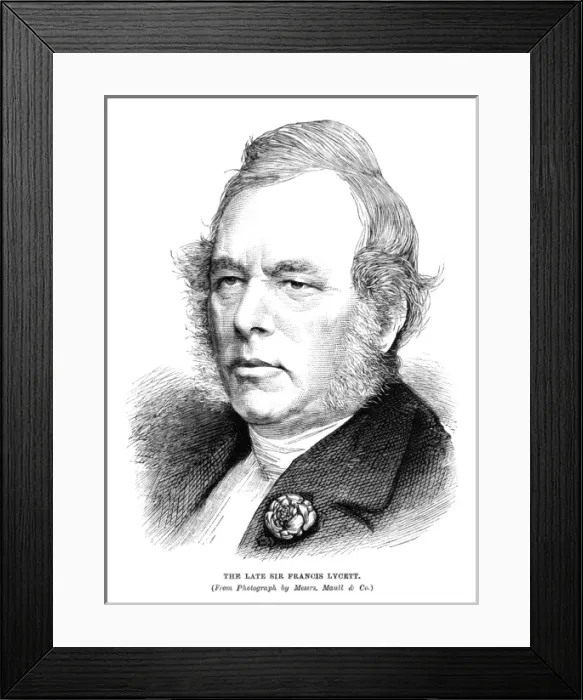 Framed Print : Sir Francis Lycett Framed Print : Sir Francis Lycett