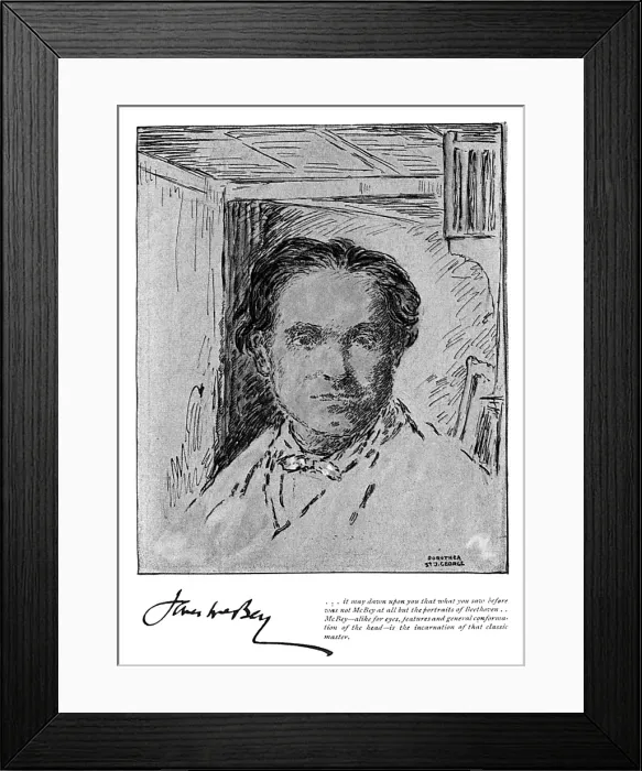 Framed Print : James McBey Framed Print : James McBey