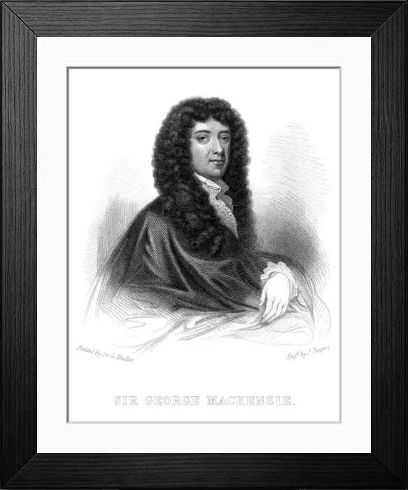 Framed Print : Sir George Mackenzie Framed Print : Sir George Mackenzie