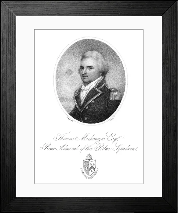Framed Print : Thomas Mackenzie, Naval Framed Print : Thomas Mackenzie, Naval