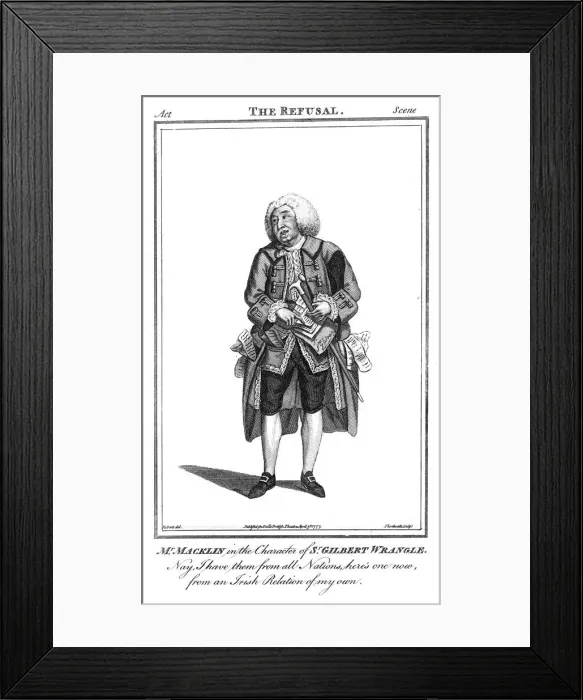 Framed Print : Charles Macklin, Actor 7