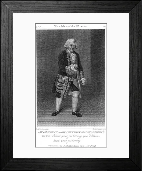 Framed Print : Charles Macklin, Actor 10 Framed Print : Charles Macklin, Actor 10