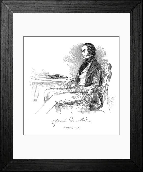 Framed Print : Daniel Maclise Framed Print : Daniel Maclise