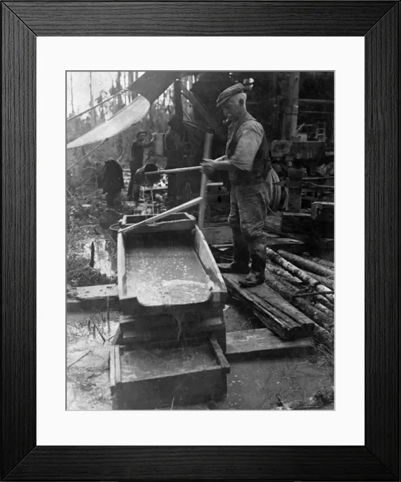 Framed Print : Panning for Gold Framed Print : Panning for Gold
