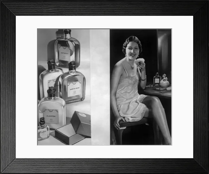 Framed Print : Beauty Products