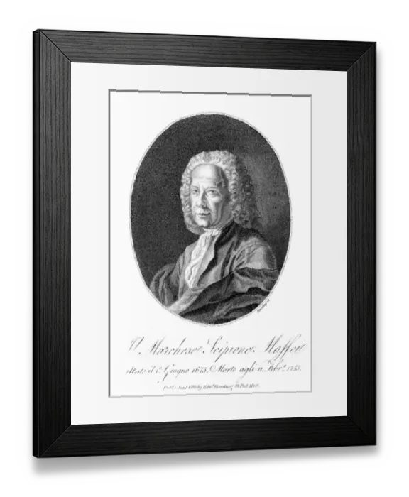 Framed Print : Scipione Maffei - 2 Framed Print : Scipione Maffei - 2
