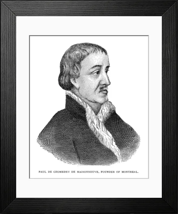 Framed Print : Paul Sieur Maisonneuve Framed Print : Paul Sieur Maisonneuve