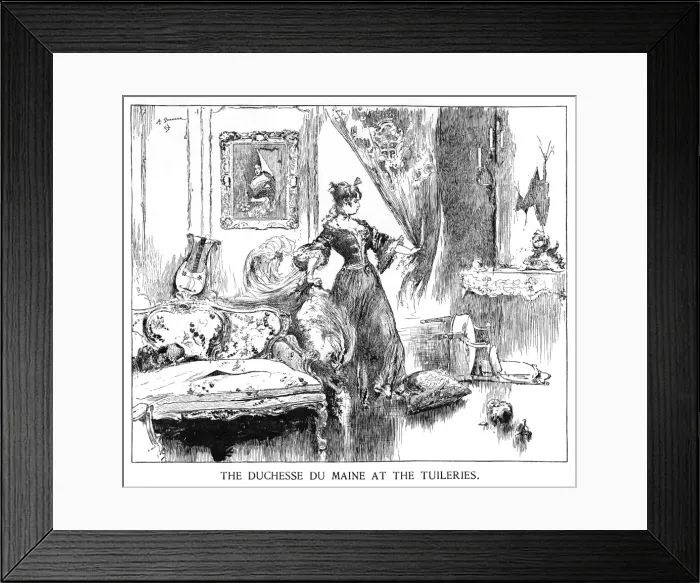 Framed Print : Duchesse De Maine Angry Framed Print : Duchesse De Maine Angry