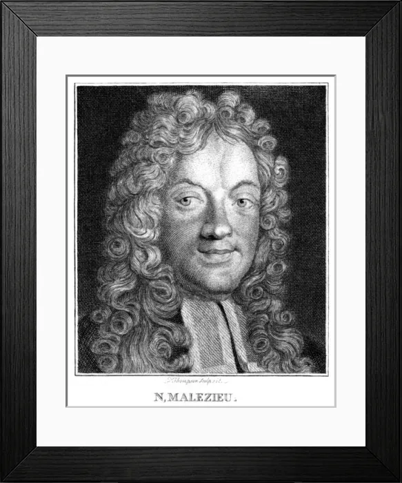 Framed Print : Nicolas De Malezieu - 2 Framed Print : Nicolas De Malezieu - 2