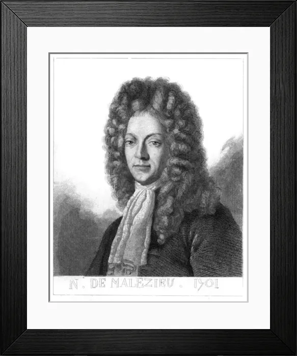 Framed Print : Nicolas De Malezieu - 3 Framed Print : Nicolas De Malezieu - 3