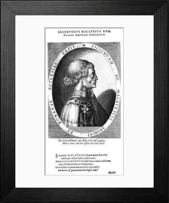 Framed Print : Sigismondo Malatesta 2 Framed Print : Sigismondo Malatesta 2