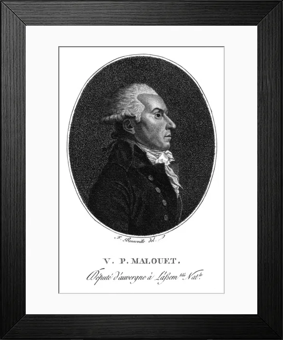 Framed Print : Victor Pierre Malouet Framed Print : Victor Pierre Malouet