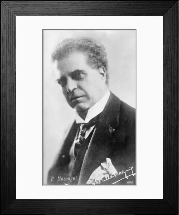 Framed Print : Pietro Mascagni Framed Print : Pietro Mascagni