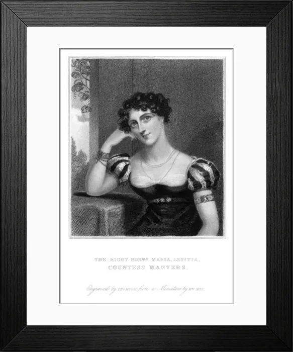 Framed Print : Maria Countess Manvers Framed Print : Maria Countess Manvers