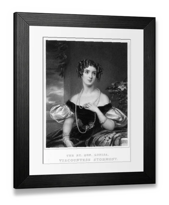 Framed Print : Louisa Ctess Mansfield Framed Print : Louisa Ctess Mansfield