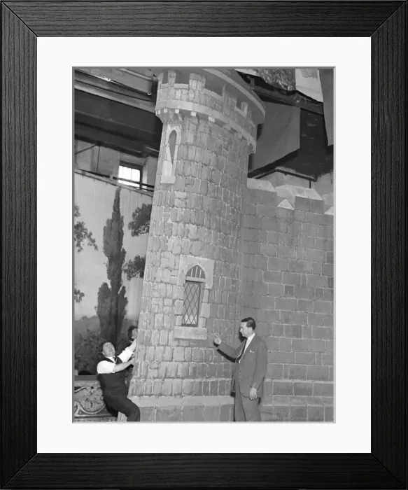 Framed Print : Wonky Stage Set Framed Print : Wonky Stage Set