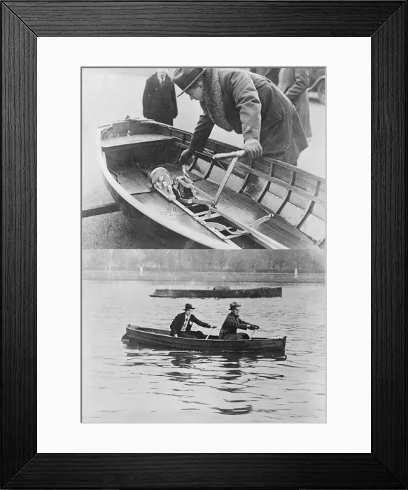 Framed Print : BATH CHAIR BOAT Framed Print : BATH CHAIR BOAT