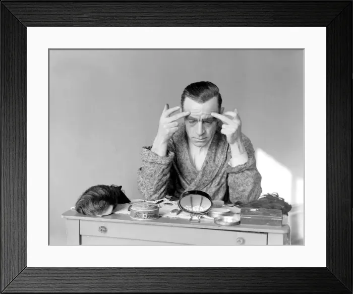 Framed Print : Monster Make-Up Framed Print : Monster Make-Up