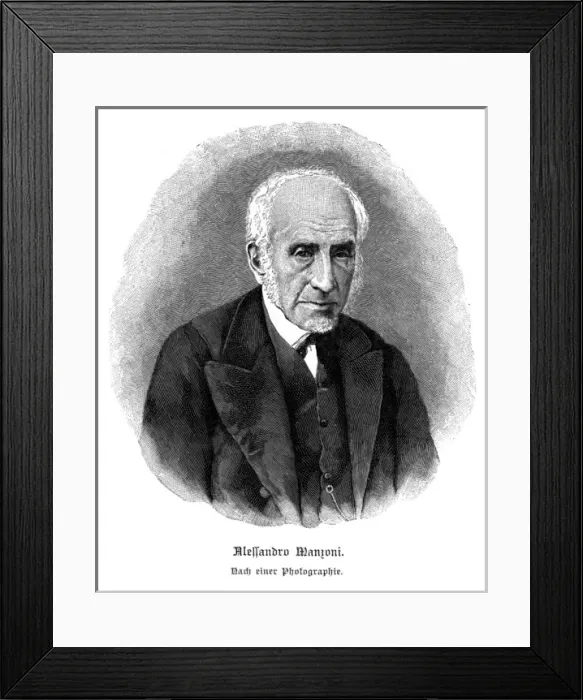 Framed Print : Alessandro Manzoni Framed Print : Alessandro Manzoni