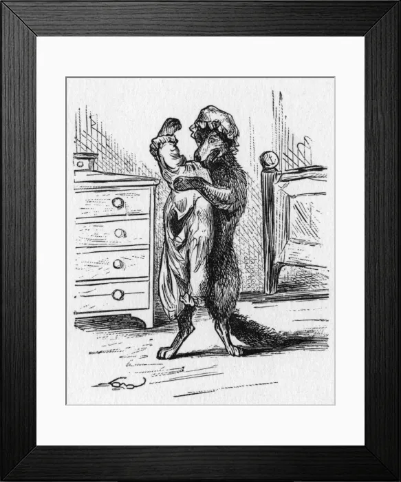 Framed Print : Little Red Riding Hood Framed Print : Little Red Riding Hood