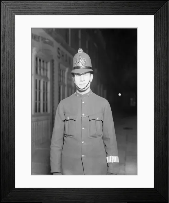 Framed Print : Bobbie on the Beat Framed Print : Bobbie on the Beat
