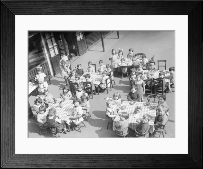 Framed Print : Lunchtime at Nursery Framed Print : Lunchtime at Nursery