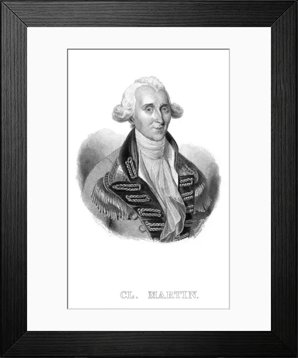 Framed Print : Claude Martin Framed Print : Claude Martin