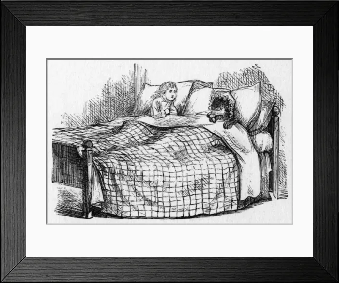 Framed Print : Little Red Riding Hood Framed Print : Little Red Riding Hood