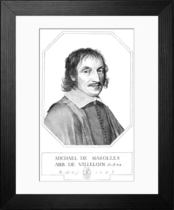 Framed Print : Michel De Marolles Framed Print : Michel De Marolles