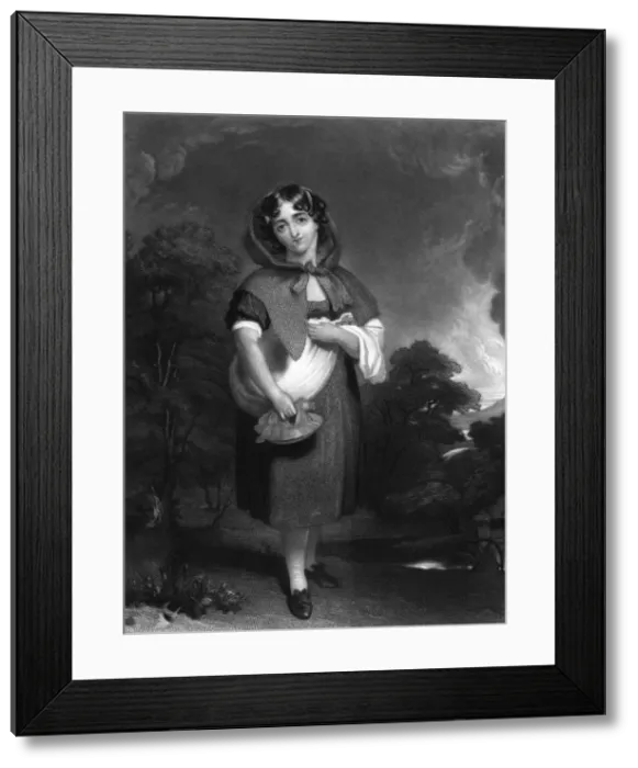 Framed Print : Little Red Riding Hood Framed Print : Little Red Riding Hood