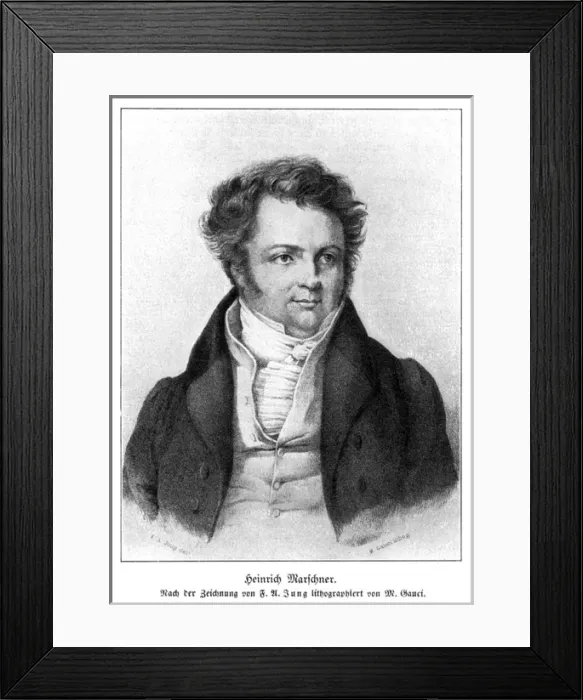 Framed Print : Heinrich Marschner Framed Print : Heinrich Marschner
